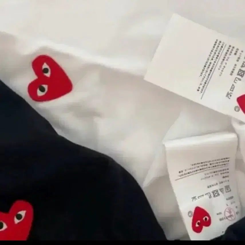 [BUNJANG] Comme des Garçons Short Sleeve T-Shirt Black/White / 꼼데가르송 반팔 티셔츠 블랙/화이트