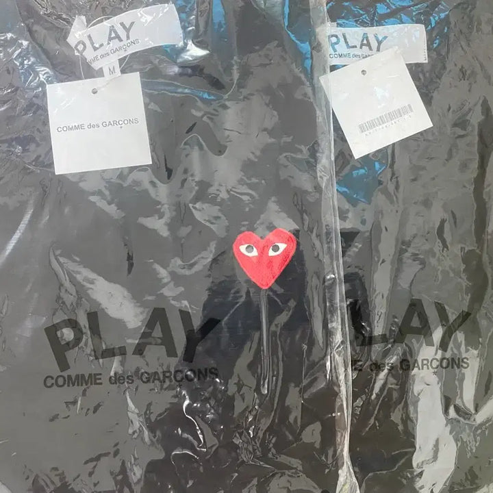 [BUNJANG] Comme des Garçons Short Sleeve T-Shirt Black/White / 꼼데가르송 반팔 티셔츠 블랙/화이트