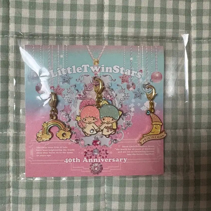 [BUNJANG] Little Twin Stars 40th Anniversary Charm Decoration Set 2015 / 리틀트윈스타 40주년 기념 참 장식 세트 2015년제품