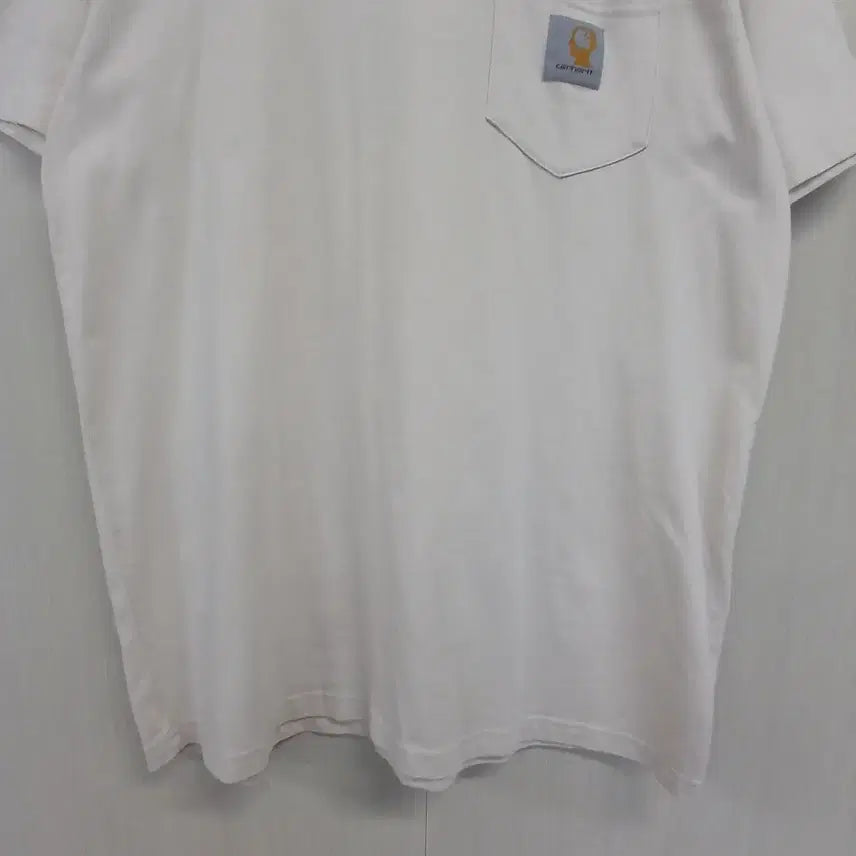 [BUNJANG] Carhartt Ivory Pocket Short Sleeve T-Shirt L / 칼하트 포켓 반팔티 아이보리 L