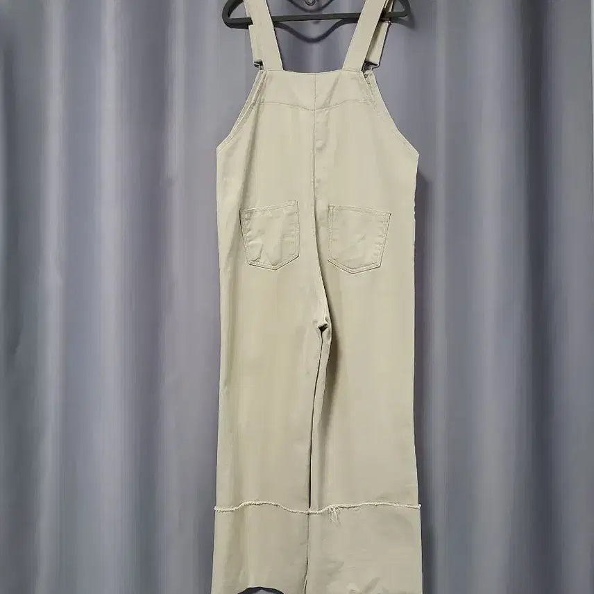 [BUNJANG] Rolled Hem Suspender Pants / 롤업  멜빵바지