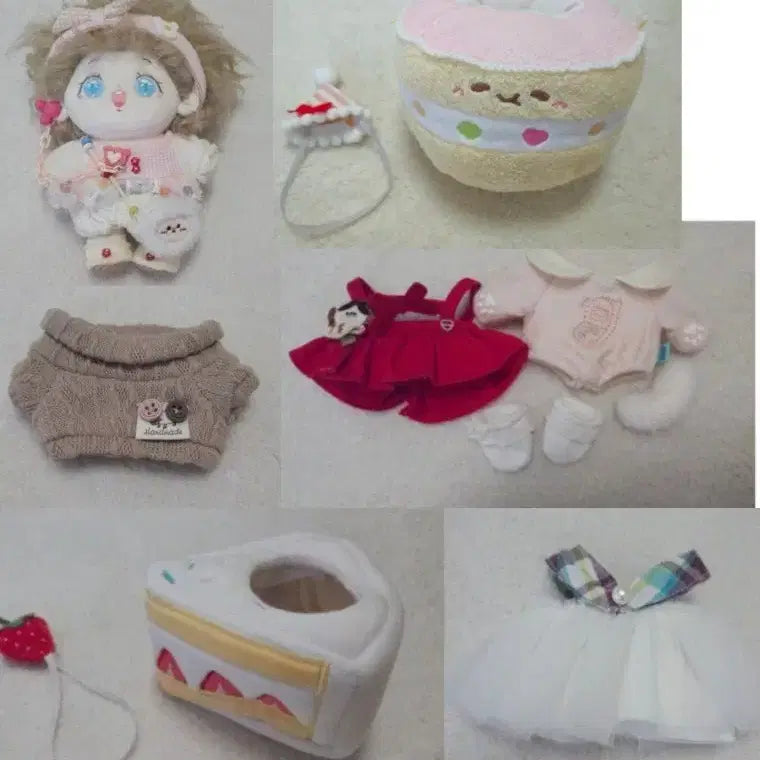 [BUNJANG] Doll Clothes Bundle Set / 솜인형 옷 일괄