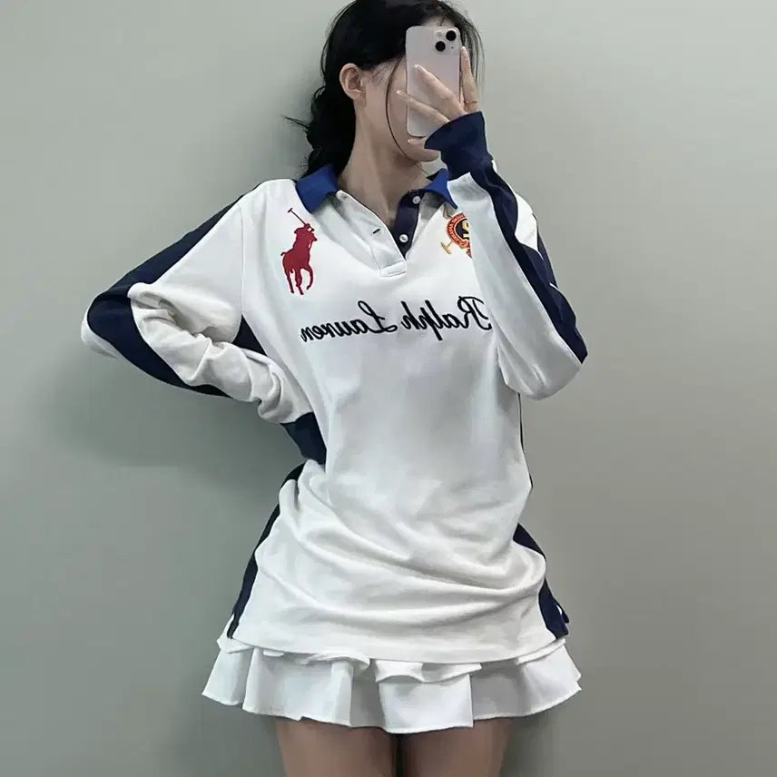 [BUNJANG] Polo Ralph Lauren Big Pony Chiff Keeper Polo Shirt / 폴로 빅포니 치프키프 카라티