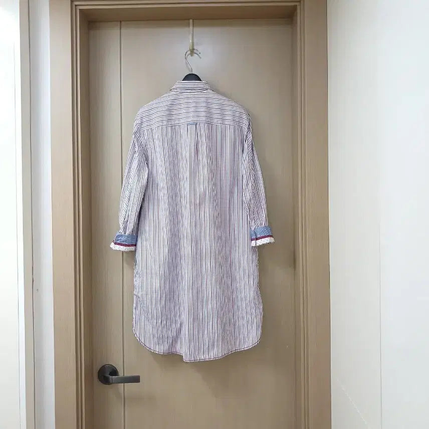 [BUNJANG] Hazzys Long Sleeve Shirt Dress / 헤지스 롱 셔츠