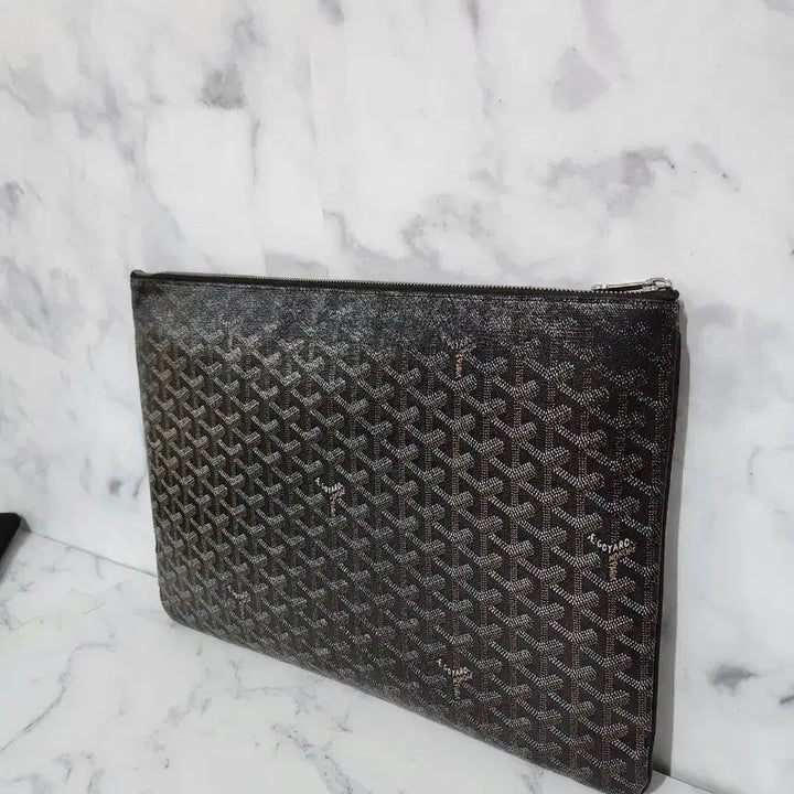 [BUNJANG] Goyard Senat Black Clutch Bag GM / 고야드 세나 블랙 클러치백 Gm