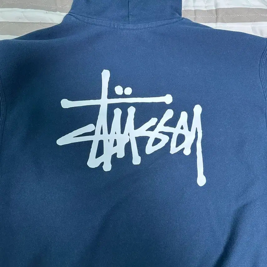 [BUNJANG] Stussy Navy Hoodie / 스투시 남색 후드티