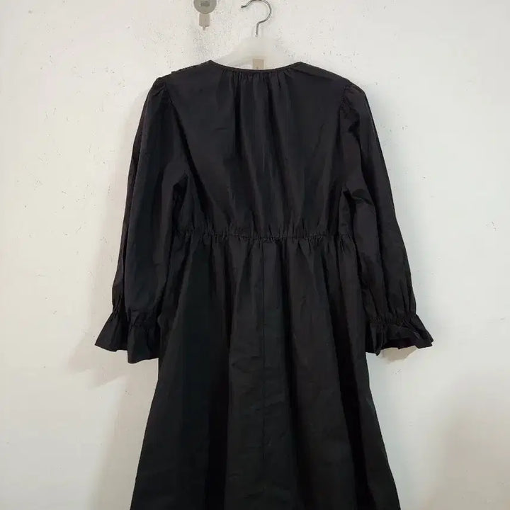 [BUNJANG] Zara Black Lace Collar Dress / 자라 블랙 레이스 칼라 원피스