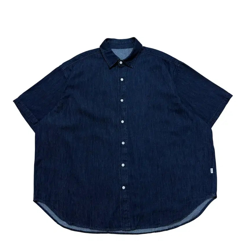 [BUNJANG] Lapiterstore Denim Half Shirt / 라퍼지스토어 데님 하프셔츠