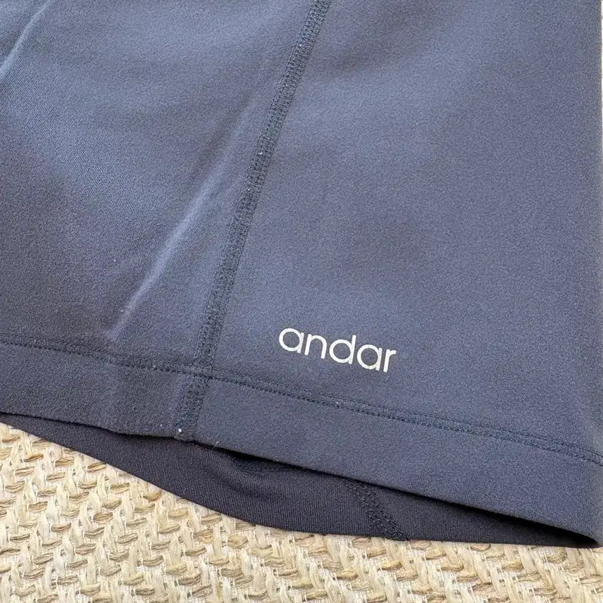 [BUNJANG] Andar Air Cooling 3-Quarter Grey Leggings Bike Shorts / 안다르 에어쿨링 3부 그레이 안다르레깅스 바이크팬츠 바이크쇼츠