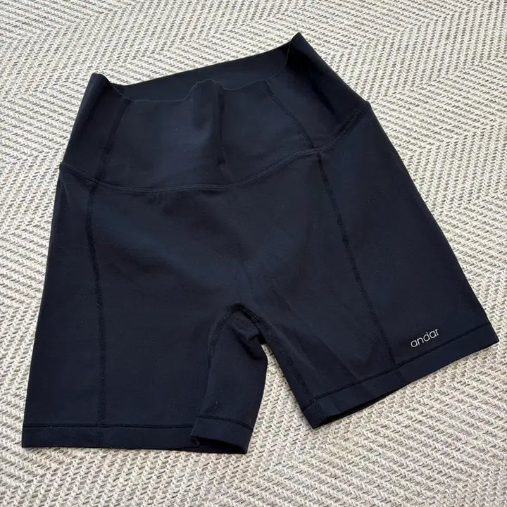[BUNJANG] Andar Air Cooling 3-Quarter Bike Shorts / 안다르 에어쿨링 3부 블랙 안다르레깅스 바이크팬츠 바이크쇼츠