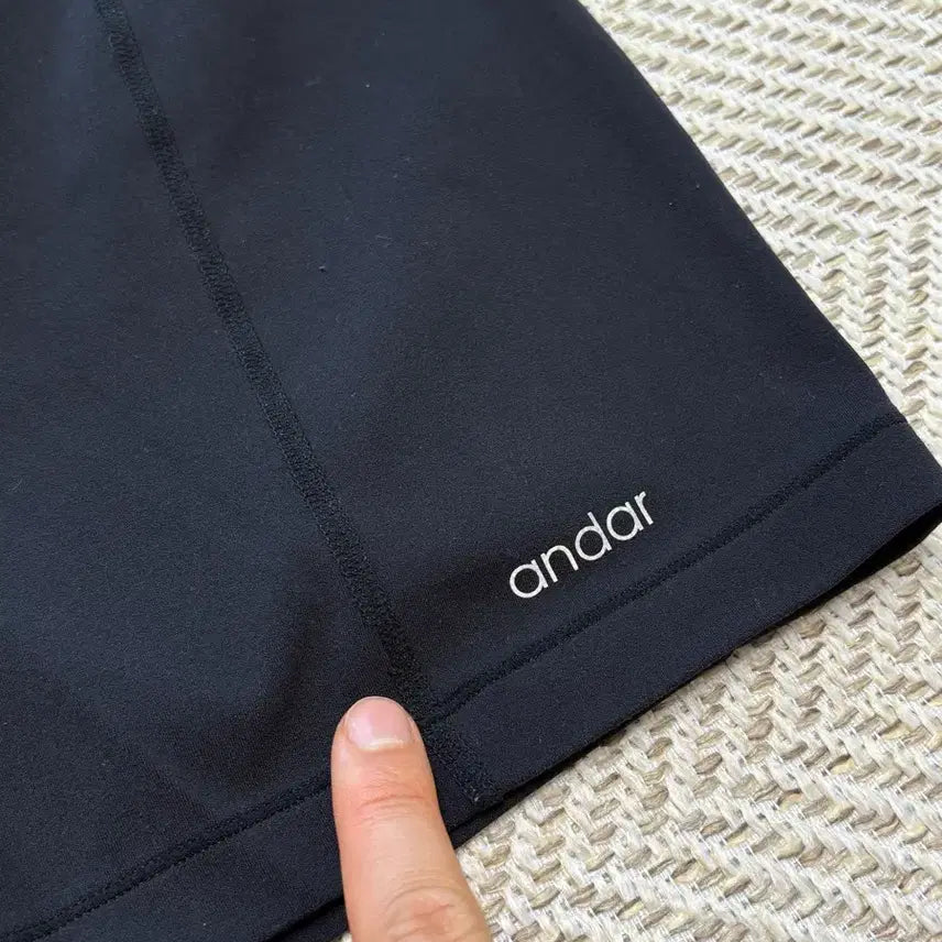 [BUNJANG] Andar Air Cooling 3-Quarter Bike Shorts / 안다르 에어쿨링 3부 블랙 안다르레깅스 바이크팬츠 바이크쇼츠