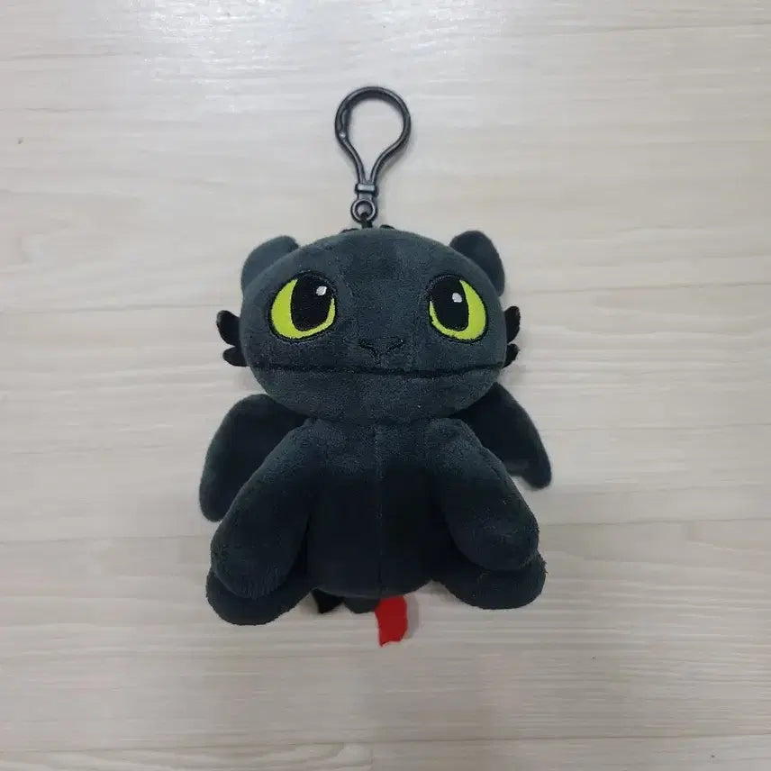 [BUNJANG] How to Train Your Dragon Toothless Plush Keychain / 드래곤 길들이기 투슬리스 인형 키링