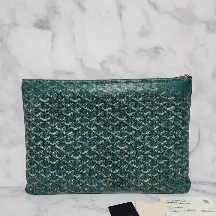 [BUNJANG] Goyard Saint Louis GM Clutch Green / 고야드 세나 그린 클러치 Gm