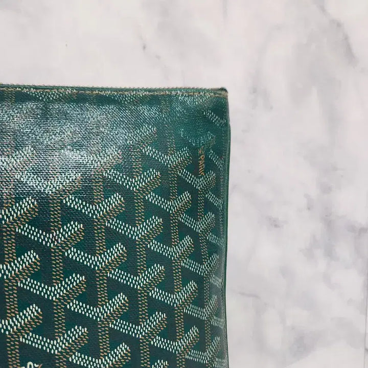 [BUNJANG] Goyard Saint Louis GM Clutch Green / 고야드 세나 그린 클러치 Gm