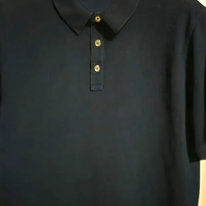 [BUNJANG] Burberry Navy Short Sleeve Polo T-Shirt / 버버리 네이비 반팔 폴로 티셔츠
