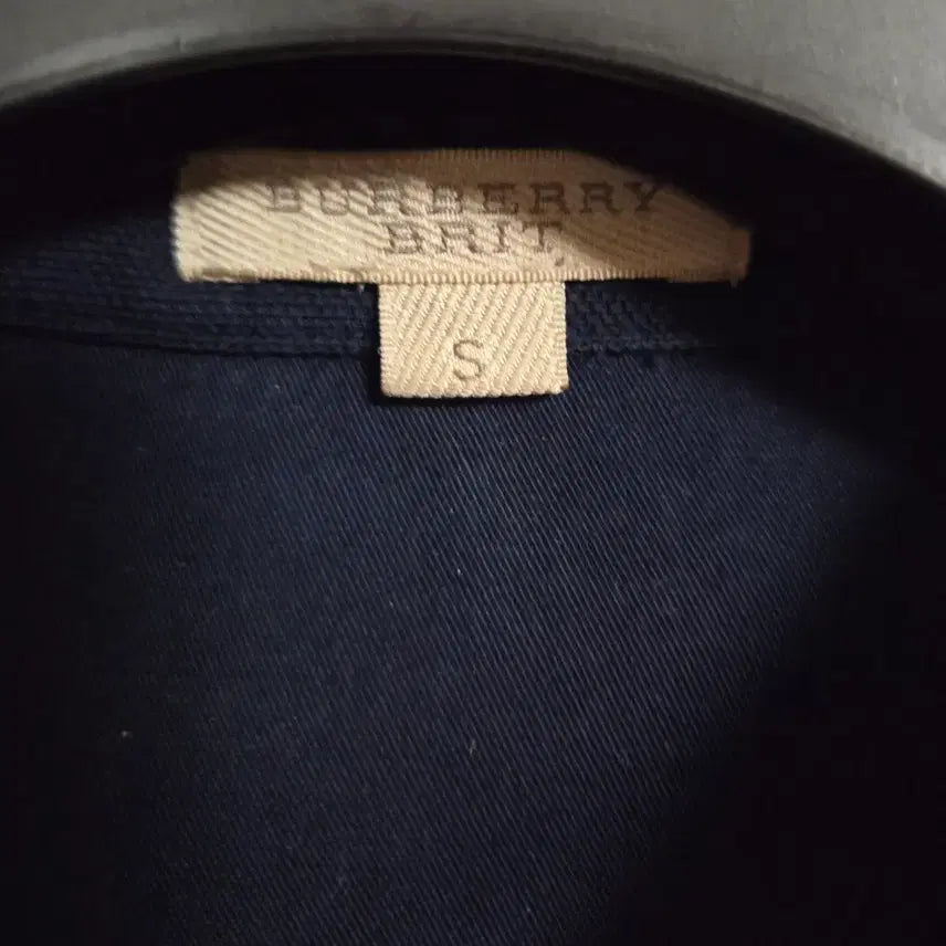 [BUNJANG] Burberry Navy Short Sleeve Polo T-Shirt / 버버리 네이비 반팔 폴로 티셔츠