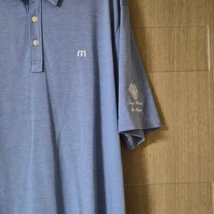 [BUNJANG] Travis Mathew Blue Short Sleeve Polo Shirt / 트래비스매튜 블루 반팔 폴로티 100