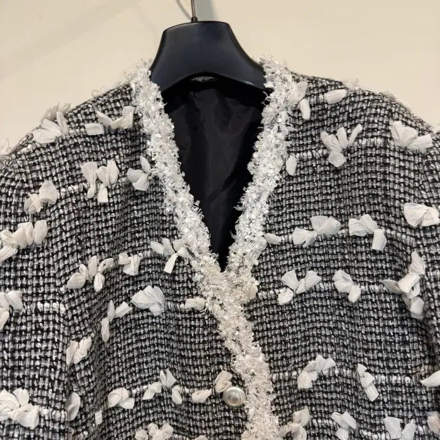 [BUNJANG] Langer Tweed Jacket / Langer 랑거 트위드 자켓