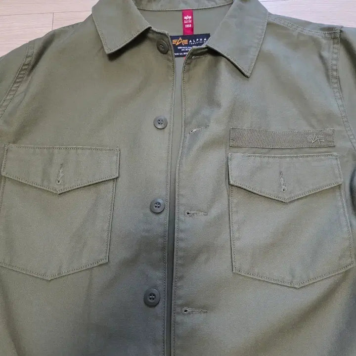[SOLD OUT] 알파인더스트리 퍼티그 셔츠 자켓 올리브
