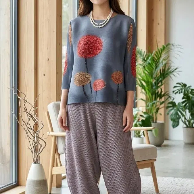 [BUNJANG] Elegant Pleated Blouse / * 멋스런 플리츠 블라우스 (새상품)*