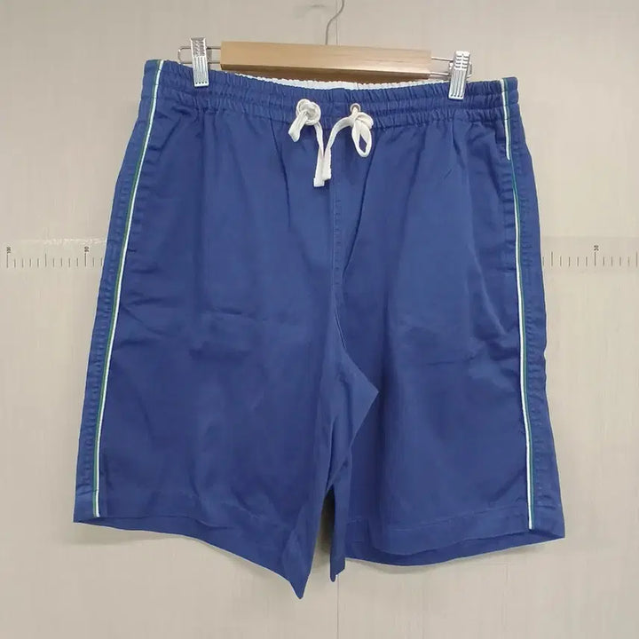 [BUNJANG] 1942 Blue Training Shorts with Line Point / 1942 블루 트레이닝 반바지 라인 포인트