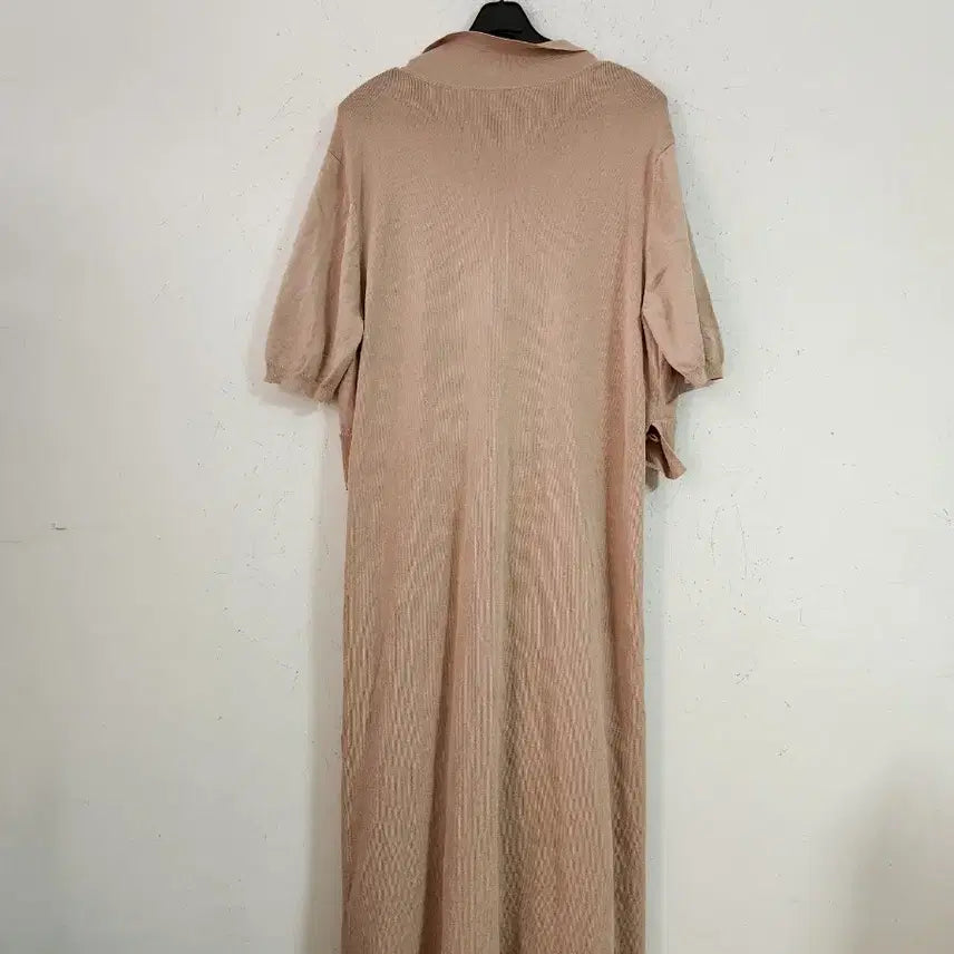 [BUNJANG] Two-Piece Style Long Dress Beige / 투피스 스타일 롱 원피스 베이지