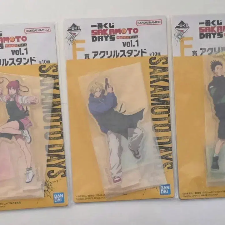 [BUNJANG] Sakura Days Ichiban Kuji Vol. 1 F Prize Acrylic Stands Bundle Set / (일괄)사카모토데이즈 제일복권 F상 아크릴