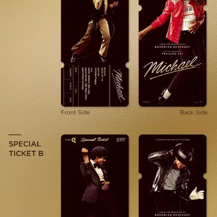 [BUNJANG] Michael Special Ticket Set (2 Types) / 마이클 스페셜티켓 2종 1세트