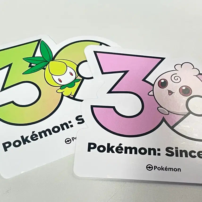 [BUNJANG] Pokemon 30th Anniversary Sticker Set / 포켓몬 30주년 스티커