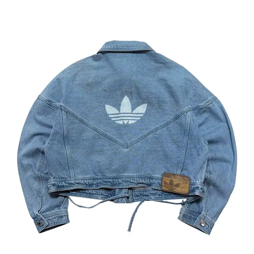 [SOLD OUT] 아디다스 빅프린팅 연청 데님자켓