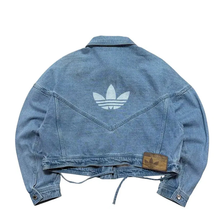 [SOLD OUT] 아디다스 빅프린팅 연청 데님자켓