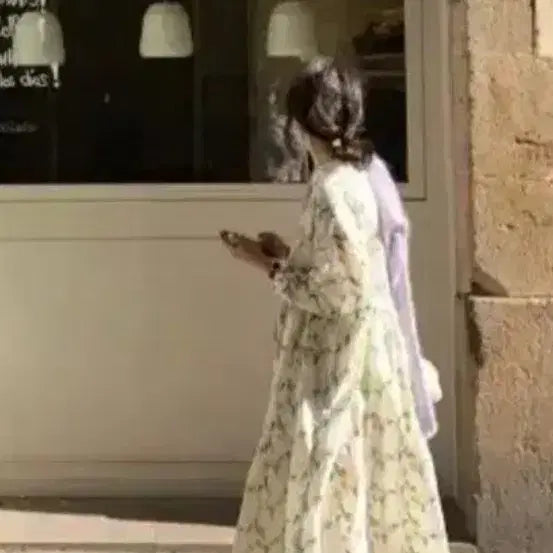 [BUNJANG] Wicomo Floral Pattern Long Dress / 위꼬모 원피스