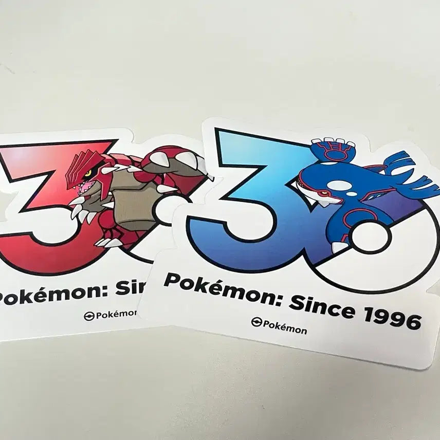 [BUNJANG] Pokemon 30th Anniversary Stickers / 포켓몬 30주년 스티커