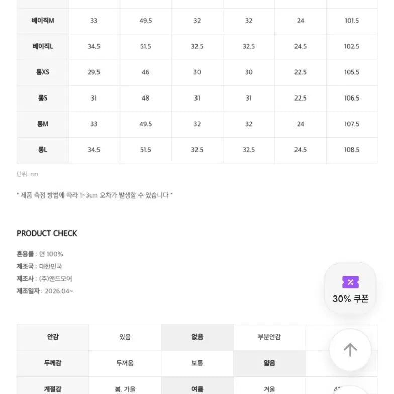 [BUNJANG] Slow and Today Summer Light Denim Pants (Medium, Blue) / [No.1썸머데님/슬로우앤드] 투데이 썸머라이트 데님팬츠 연중청M