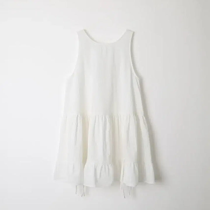 [BUNJANG] Levar Low Tiered Sleeveless Dress / (새상품)르바 로우 티어드 슬리브리스 드레스