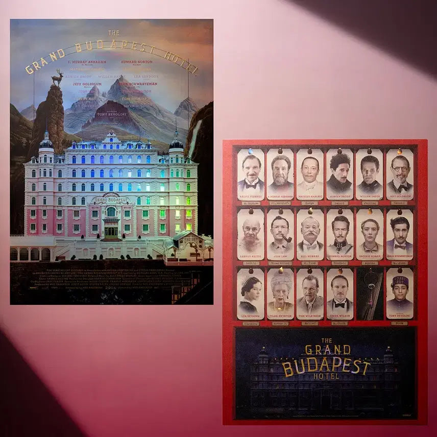[BUNJANG] The Grand Budapest Hotel Artgraphy 2-Set (Sealed) / [그랜드 부다페스트 호텔] 아트그라피 2종 set 미개봉