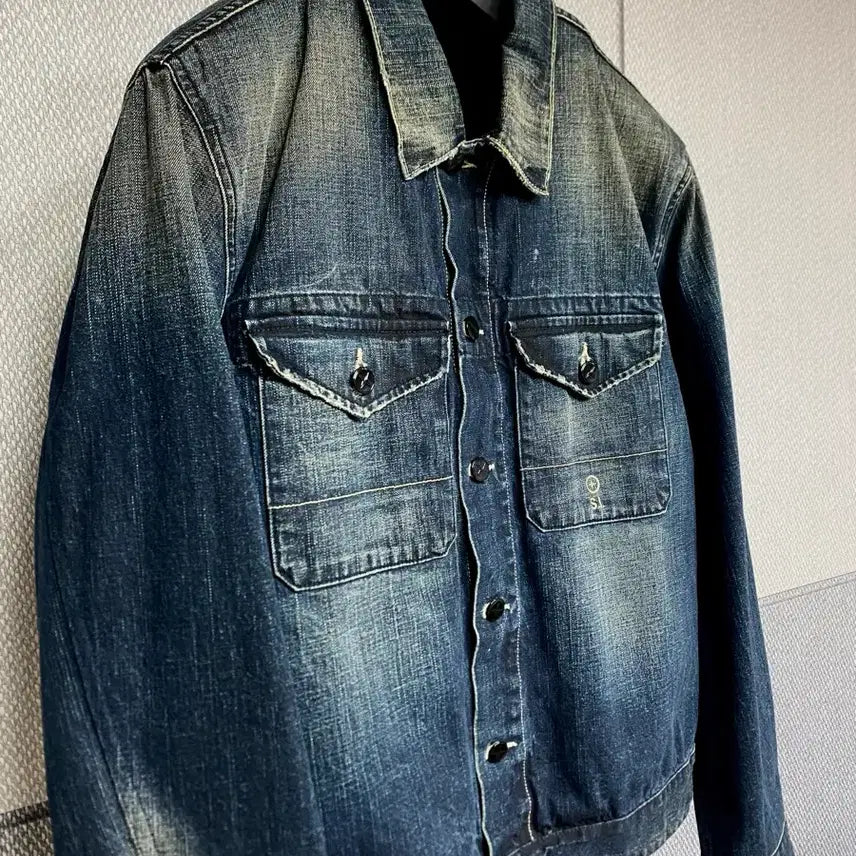[BUNJANG] Stone Island Bluestone Denim Jacket with Detachable Inner Vest (XL) / [스톤아일랜드] 정품 청자켓, 블루스톤 데님라인 (이너 탈부착) XL