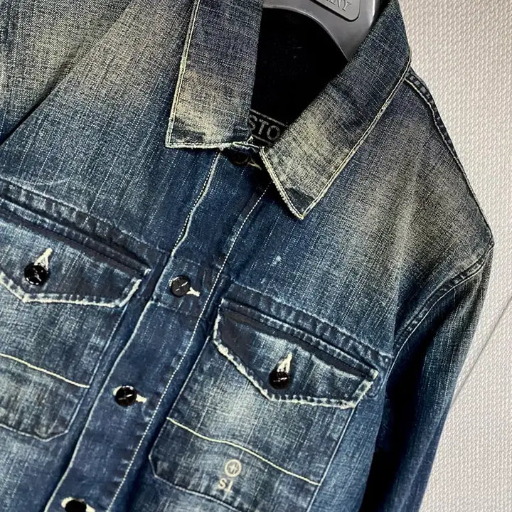 [BUNJANG] Stone Island Bluestone Denim Jacket with Detachable Inner Vest (XL) / [스톤아일랜드] 정품 청자켓, 블루스톤 데님라인 (이너 탈부착) XL