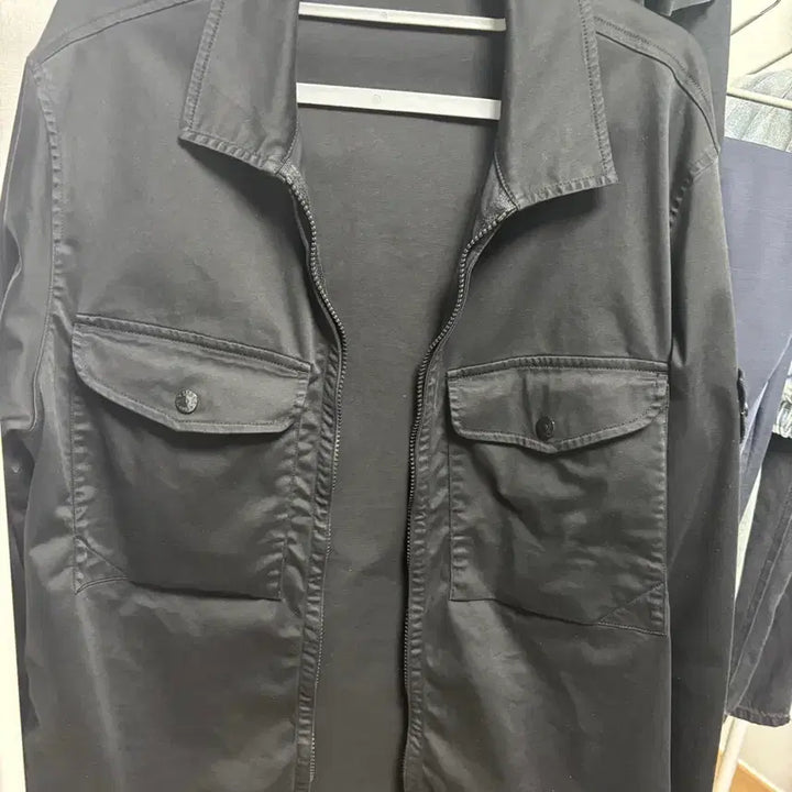 [BUNJANG] Stone Island Overshirt Black / 스톤 오버셔츠