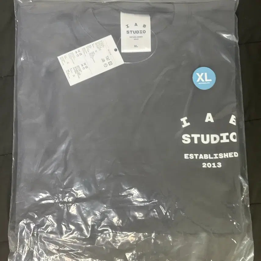 [BUNJANG] IAB Studio Half Sleeve T-Shirt Charcoal XL / 아이앱스튜디오(iab) 반팔 티셔츠 XL 차콜
