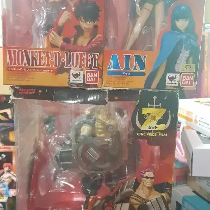 [BUNJANG] Bandai One Piece Luffy/Ain/Z Figure Set / 원피스 반다이 루피/아인/제트 피규어