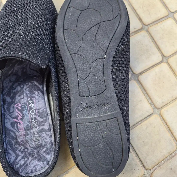 [BUNJANG] Skechers Air-Cooled Memory Foam Mule Black Women&