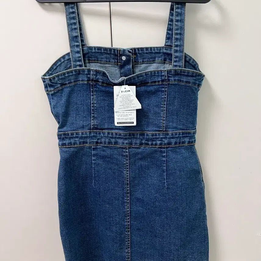 [SOLD OUT] 진청 버튼 미니원피스 새상품