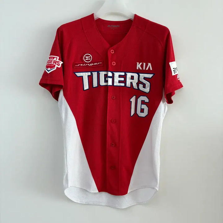 [BUNJANG] Kia Tigers Majestic Kim Joo-chan Authentic Away Jersey Size M / 기아타이거즈 마제스틱 김주찬 마킹 어센틱 원정 유니폼
