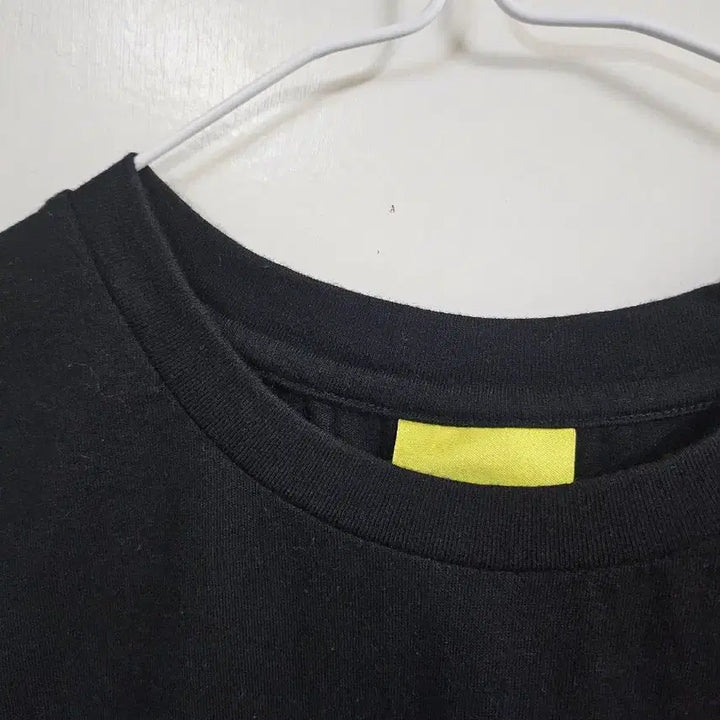 [BUNJANG] LUCKY CHOUETTE Logo Short Sleeve T-Shirt Black Cotton Size 55/34 / 럭키슈에뜨 로고 반팔 티