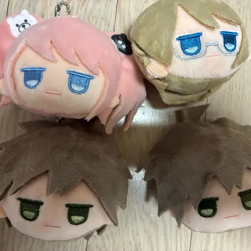 [BUNJANG] Danganronpa Junko Togami Naegi Plush Doll / 교환/판매)단간론파 쥰코 토가미 나에기 다이소 백엔샵 페이스 봉제 인형