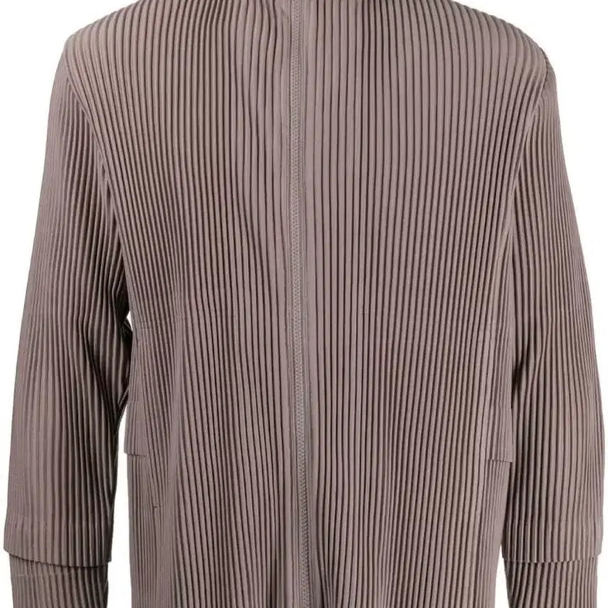 [BUNJANG] Issey Miyake Homme Plissé JC142 Wool Like Non-Hood Pleats Zip-Up Jacket / 이세이미야케 옴므플리세 JC142 울라이크 논후드 플리츠 집업