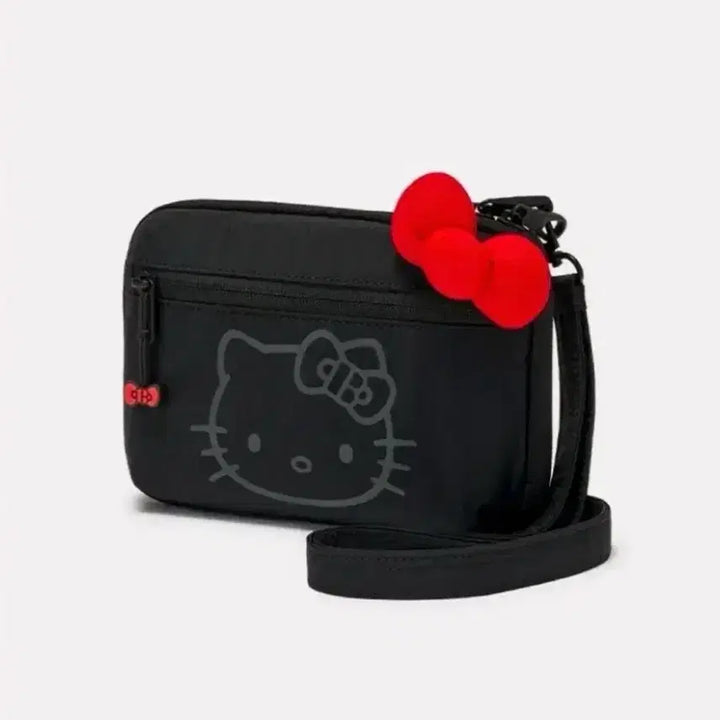 [BUNJANG] Brandon x Hello Kitty Wallet Bag Black / 브랜든 키티 윌렛백 블랙 (현물) 판매합니다