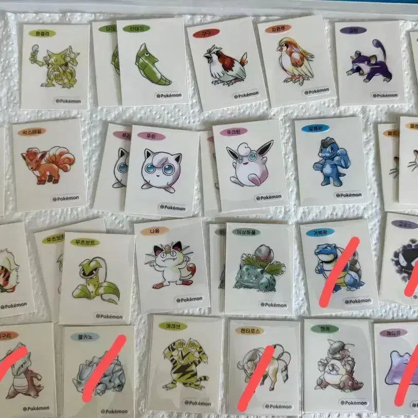 [BUNJANG] Pokemon 30th Anniversary Bread Stickers Exchange / 포켓몬 아트웍 30주년 띠부씰 교환