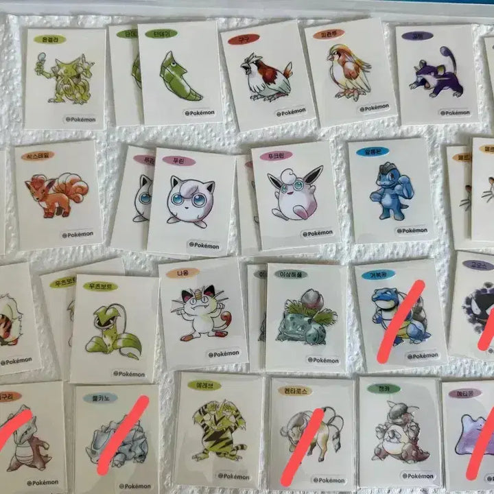 [BUNJANG] Pokemon 30th Anniversary Bread Stickers Exchange / 포켓몬 아트웍 30주년 띠부씰 교환